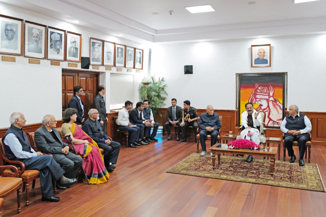 Interaction with Vice-President, Sh Venkaiah Naidu